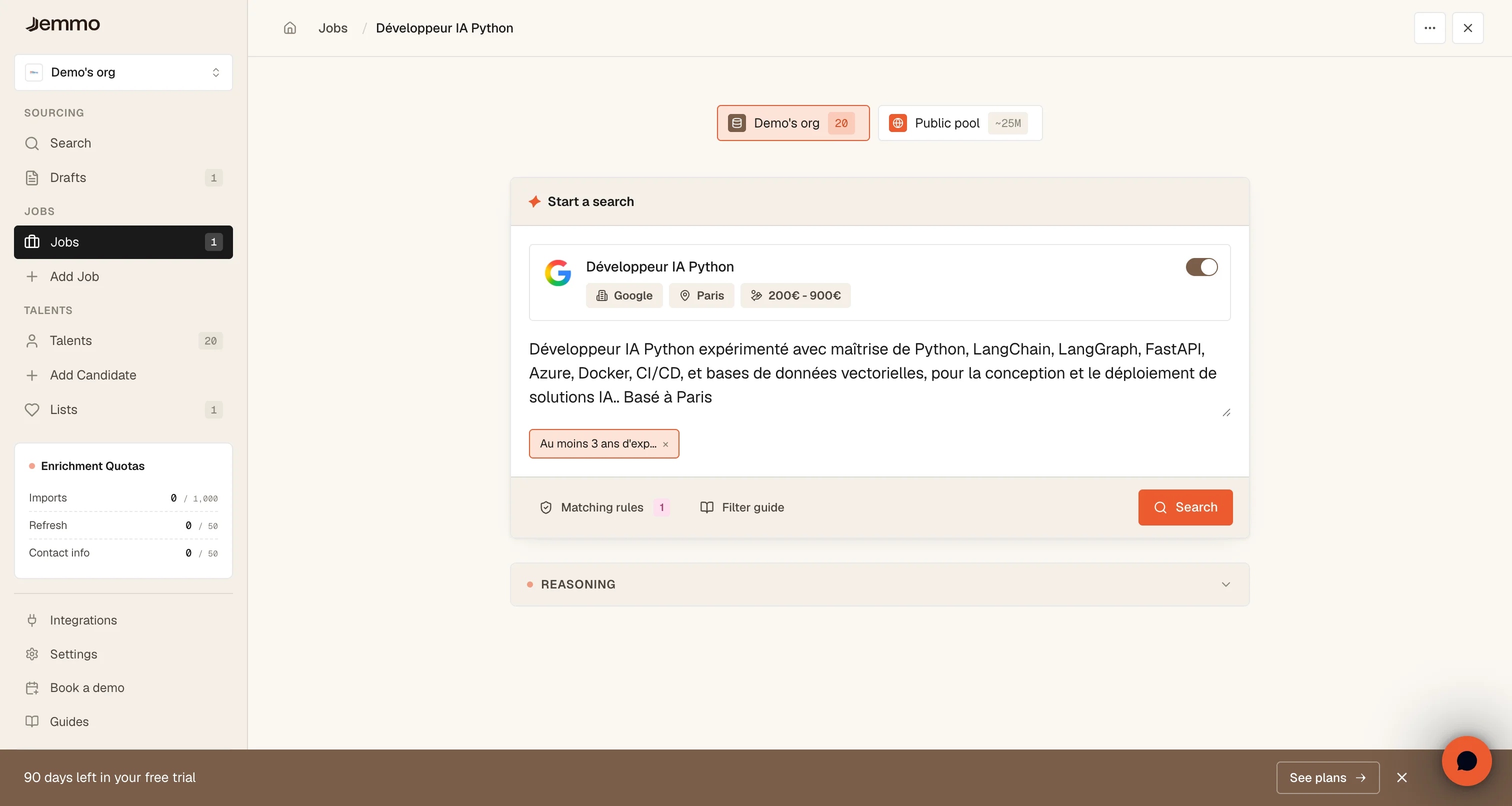 Job Page